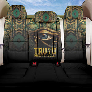Egypt Eye of Horus Back Car Seat Cover Golden Ancient Egypt Pattern