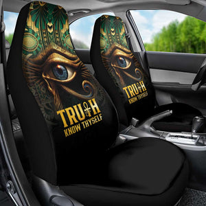 Egypt Eye of Horus Car Seat Cover Golden Ancient Egypt Pattern