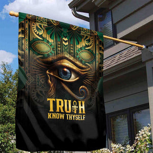 Egypt Eye of Horus Garden Flag Golden Ancient Egypt Pattern
