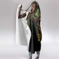 Egypt Eye of Horus Hooded Blanket Golden Ancient Egypt Pattern