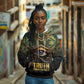 Egypt Eye of Horus Hoodie Golden Ancient Egypt Pattern