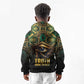 Egypt Eye of Horus Kid Hoodie Golden Ancient Egypt Pattern