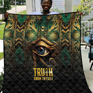 Egypt Eye of Horus Quilt Golden Ancient Egypt Pattern