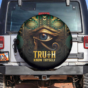 Egypt Eye of Horus Spare Tire Cover Golden Ancient Egypt Pattern