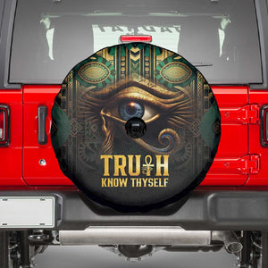Egypt Eye of Horus Spare Tire Cover Golden Ancient Egypt Pattern