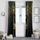 Egypt Eye of Horus Window Curtain Golden Ancient Egypt Pattern