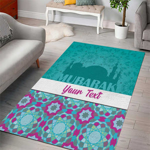 Personalised Eid al-Fitr Area Rug Eid Mubarak