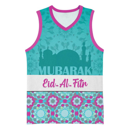 Personalised Eid al-Fitr Basketball Jersey Eid Mubarak - African Pride