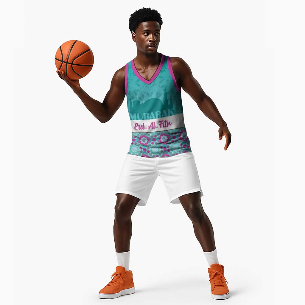Personalised Eid al-Fitr Basketball Jersey Eid Mubarak - African Pride