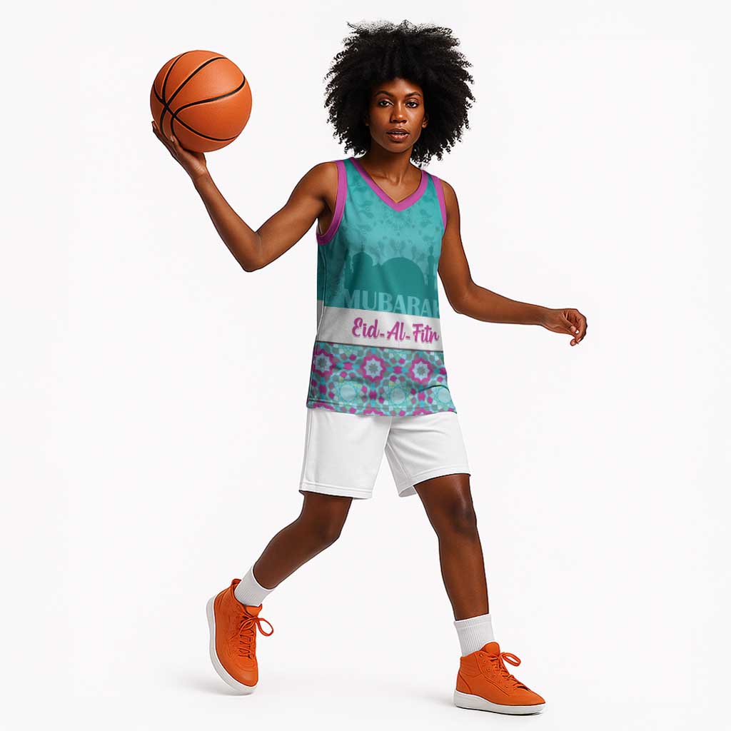 Personalised Eid al-Fitr Basketball Jersey Eid Mubarak - African Pride