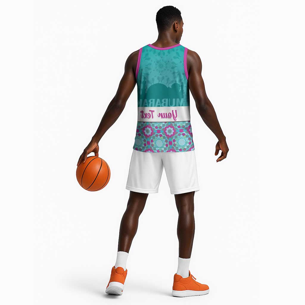 Personalised Eid al-Fitr Basketball Jersey Eid Mubarak - African Pride