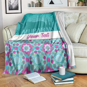 Personalised Eid al-Fitr Blanket Eid Mubarak