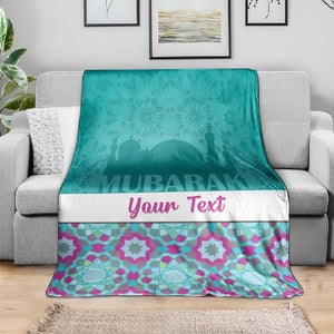 Personalised Eid al-Fitr Blanket Eid Mubarak