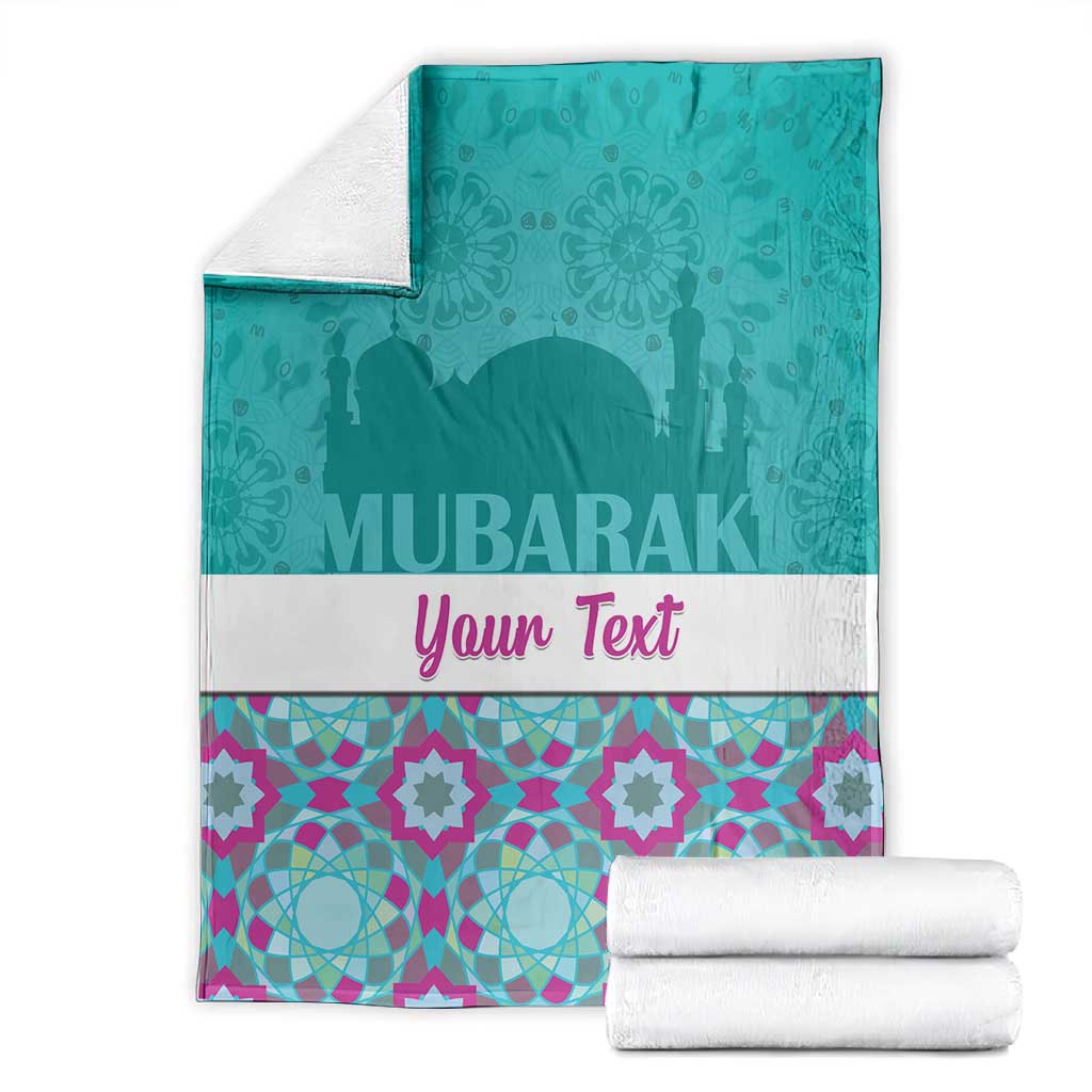 Personalised Eid al-Fitr Blanket Eid Mubarak