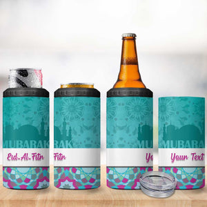 Personalised Eid al-Fitr 4 in 1 Can Cooler Tumbler Eid Mubarak