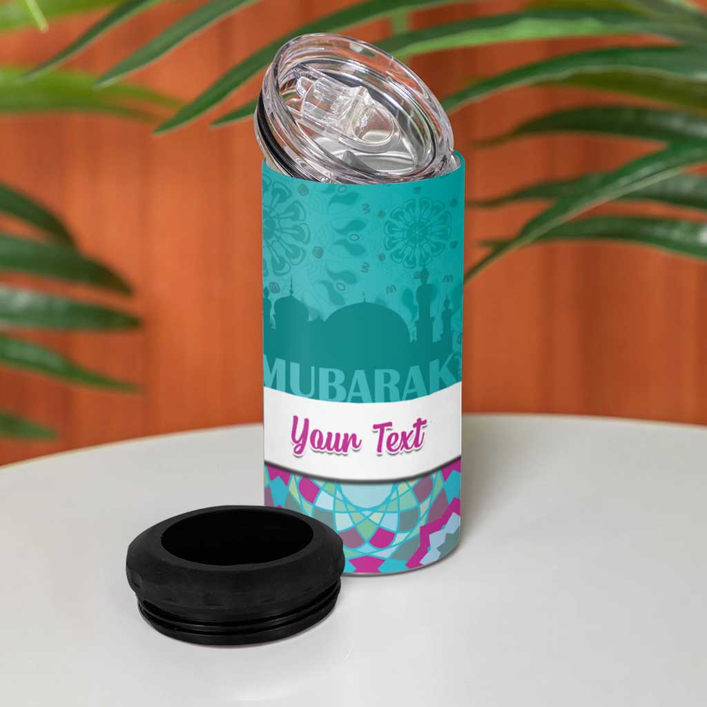 Personalised Eid al-Fitr 4 in 1 Can Cooler Tumbler Eid Mubarak