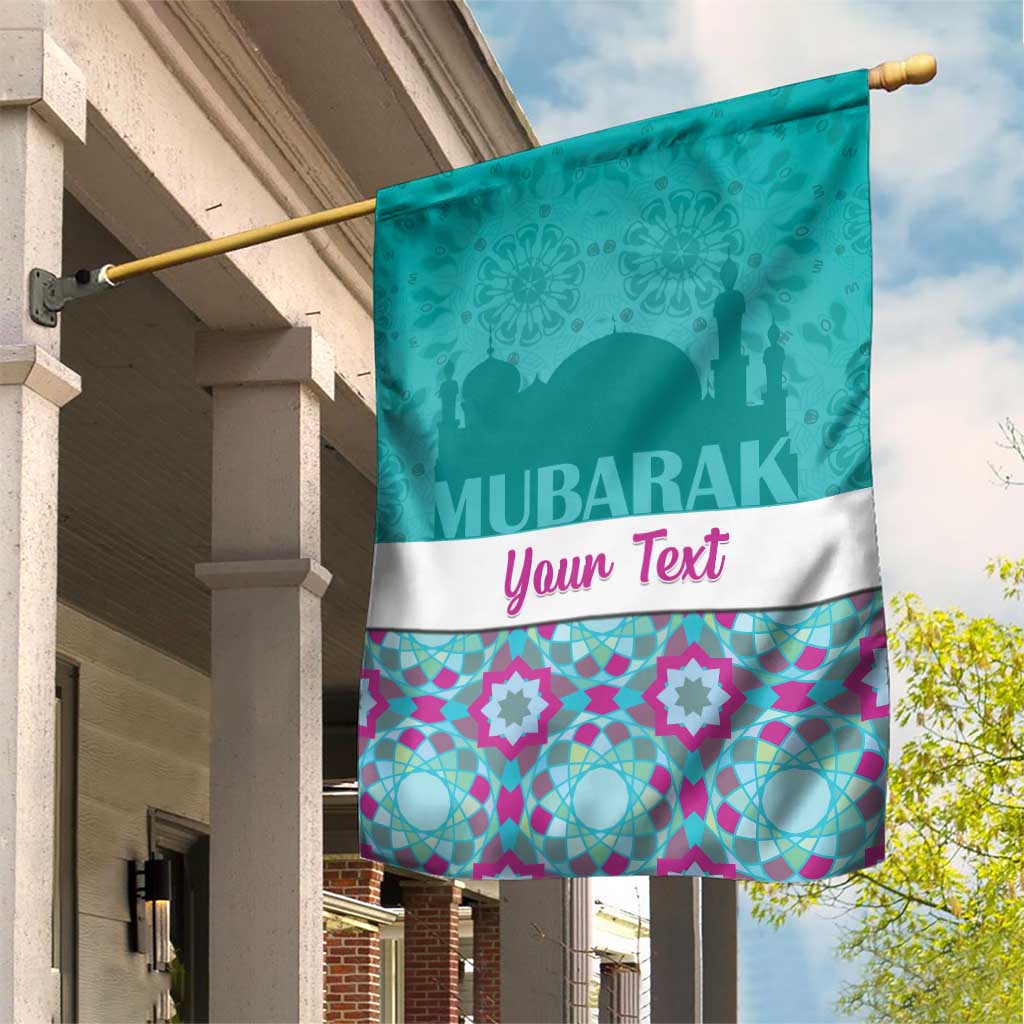 Personalised Eid al-Fitr Garden Flag Eid Mubarak