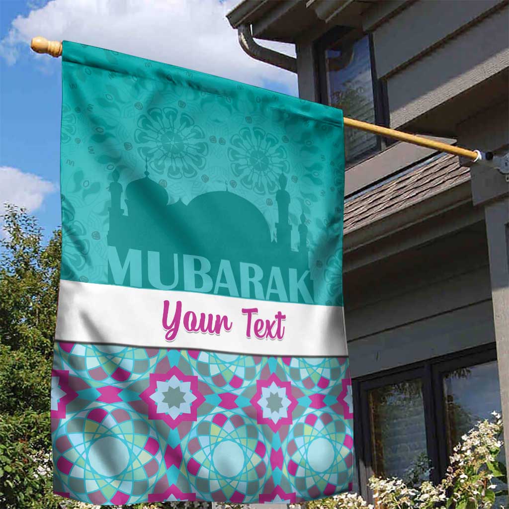 Personalised Eid al-Fitr Garden Flag Eid Mubarak