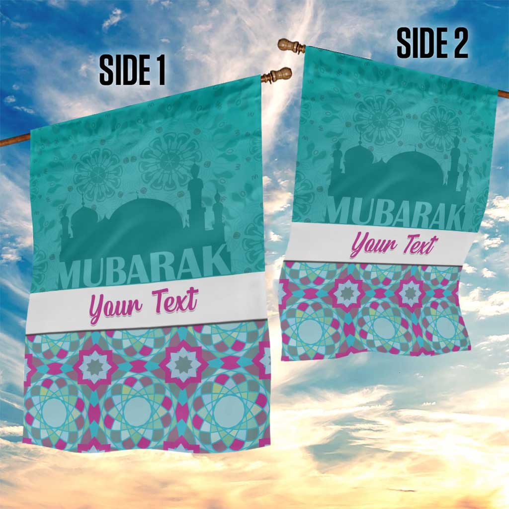 Personalised Eid al-Fitr Garden Flag Eid Mubarak