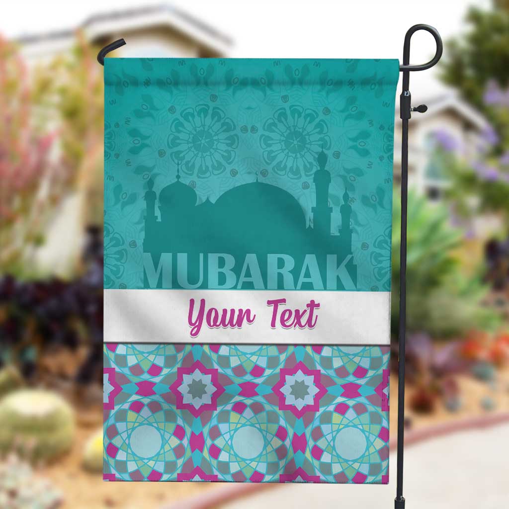 Personalised Eid al-Fitr Garden Flag Eid Mubarak