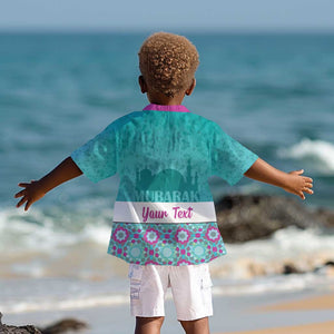 Personalised Eid al-Fitr Kid Hawaiian Shirt Eid Mubarak