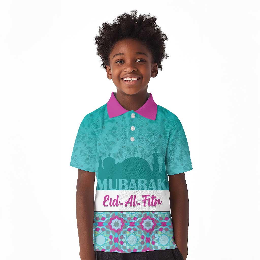 Personalised Eid al-Fitr Kid Polo Shirt Eid Mubarak
