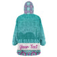 Personalised Eid al-Fitr Kid Wearable Blanket Hoodie Eid Mubarak