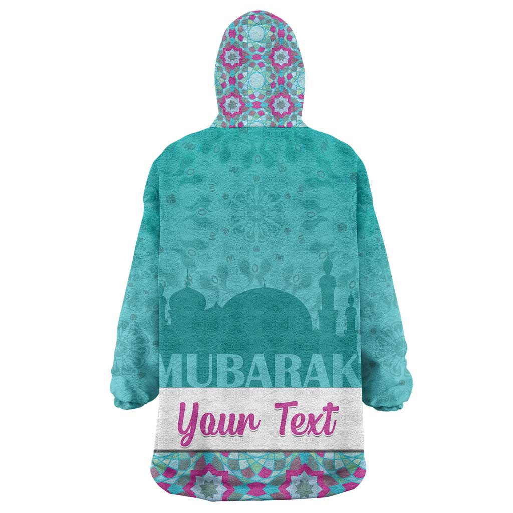 Personalised Eid al-Fitr Kid Wearable Blanket Hoodie Eid Mubarak