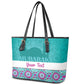 Personalised Eid al-Fitr Leather Tote Bag Eid Mubarak