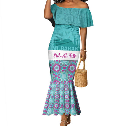 Personalised Eid al-Fitr Mermaid Dress Eid Mubarak