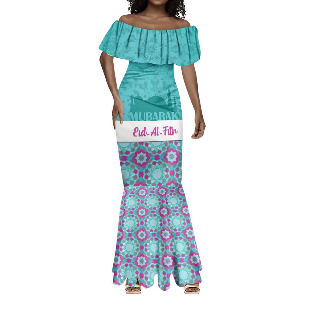 Personalised Eid al-Fitr Mermaid Dress Eid Mubarak
