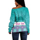 Personalised Eid al-Fitr Off Shoulder Sweater Eid Mubarak