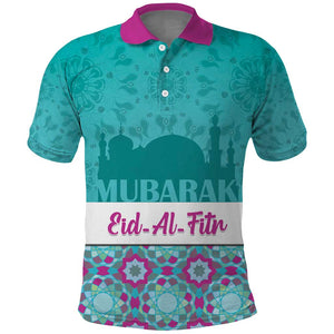Personalised Eid al-Fitr Polo Shirt Eid Mubarak