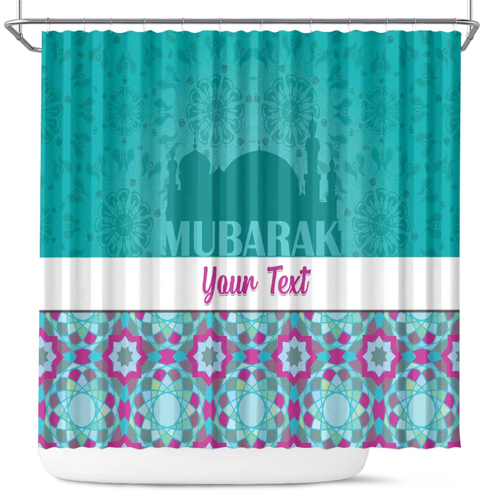 Personalised Eid al-Fitr Shower Curtain Eid Mubarak