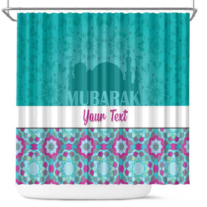 Personalised Eid al-Fitr Shower Curtain Eid Mubarak