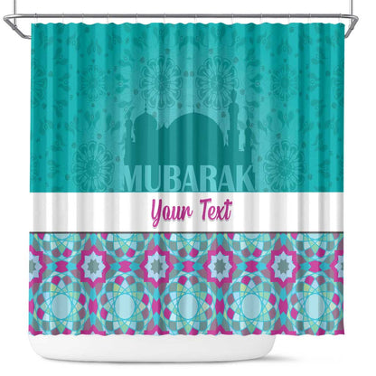 Personalised Eid al-Fitr Shower Curtain Eid Mubarak