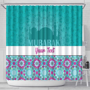 Personalised Eid al-Fitr Shower Curtain Eid Mubarak