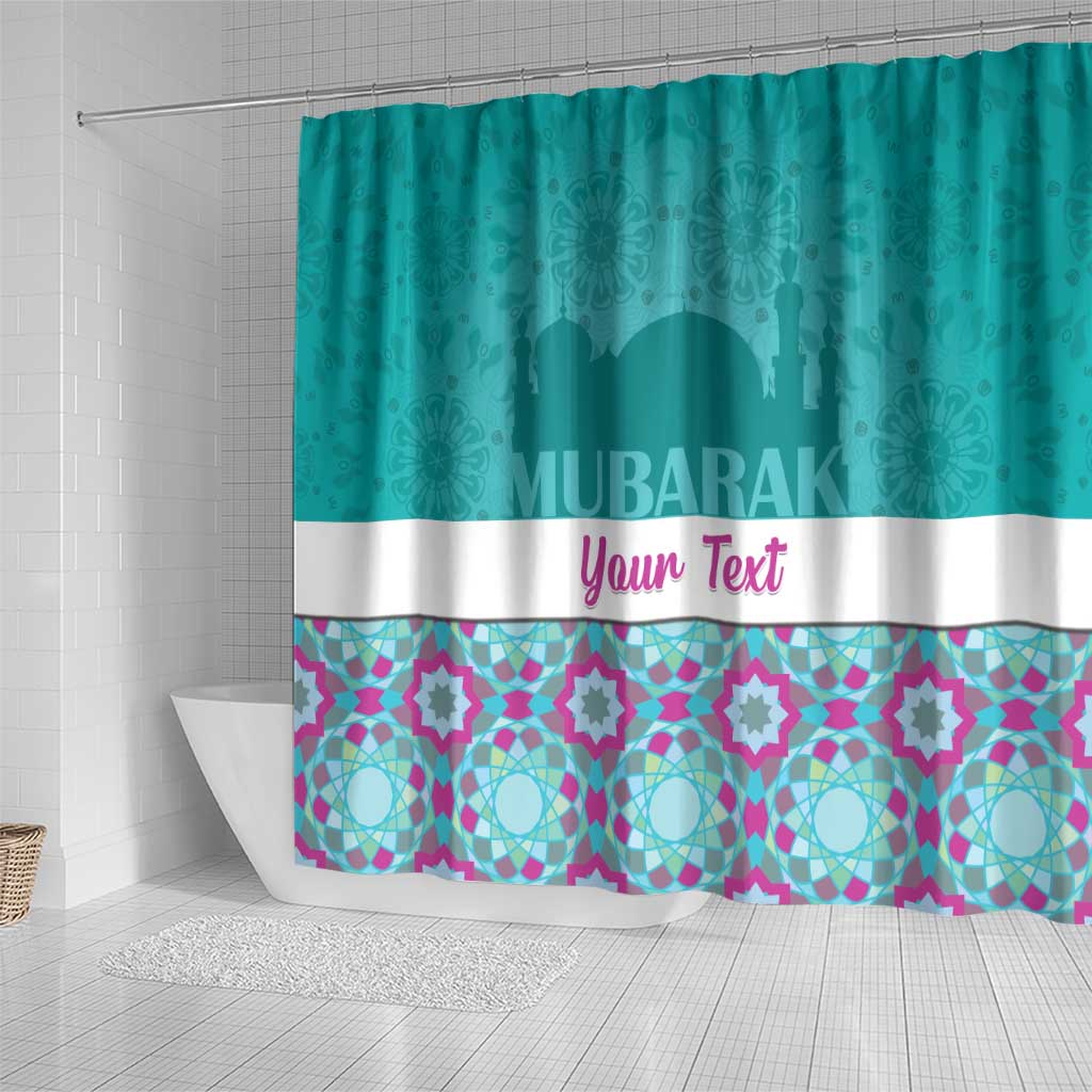 Personalised Eid al-Fitr Shower Curtain Eid Mubarak