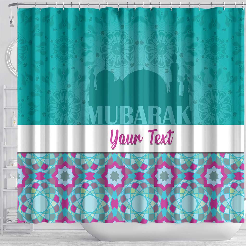 Personalised Eid al-Fitr Shower Curtain Eid Mubarak