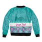 Personalised Eid al-Fitr Sleeve Zip Bomber Jacket Eid Mubarak