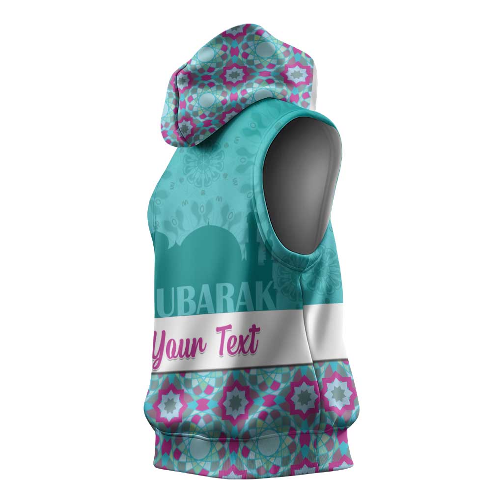 Personalised Eid al-Fitr Sleeveless Hoodie Eid Mubarak - African Pride