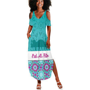 Personalised Eid al-Fitr Summer Maxi Dress Eid Mubarak