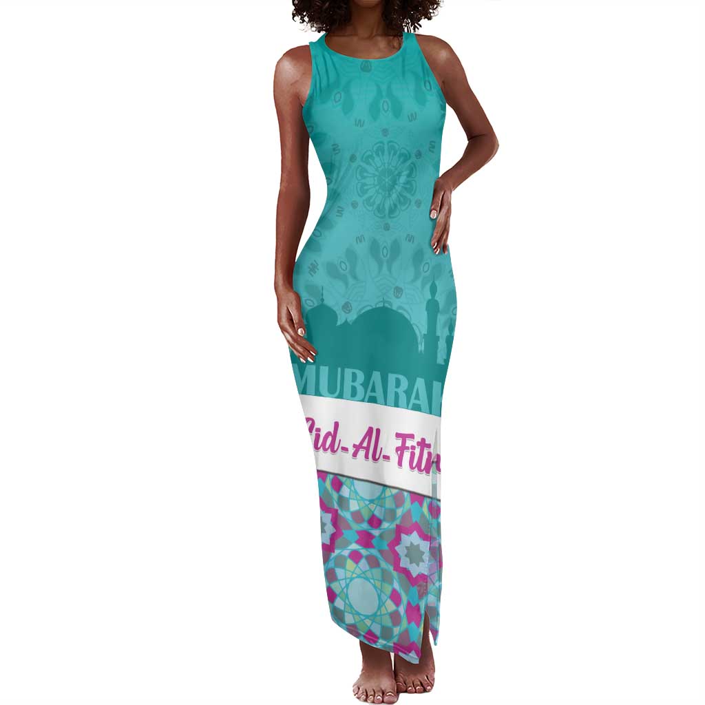 Personalised Eid al-Fitr Tank Maxi Dress Eid Mubarak