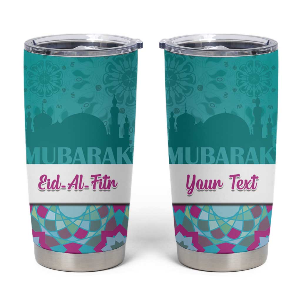 Personalised Eid al-Fitr Tumbler Cup Eid Mubarak by AfricanPride