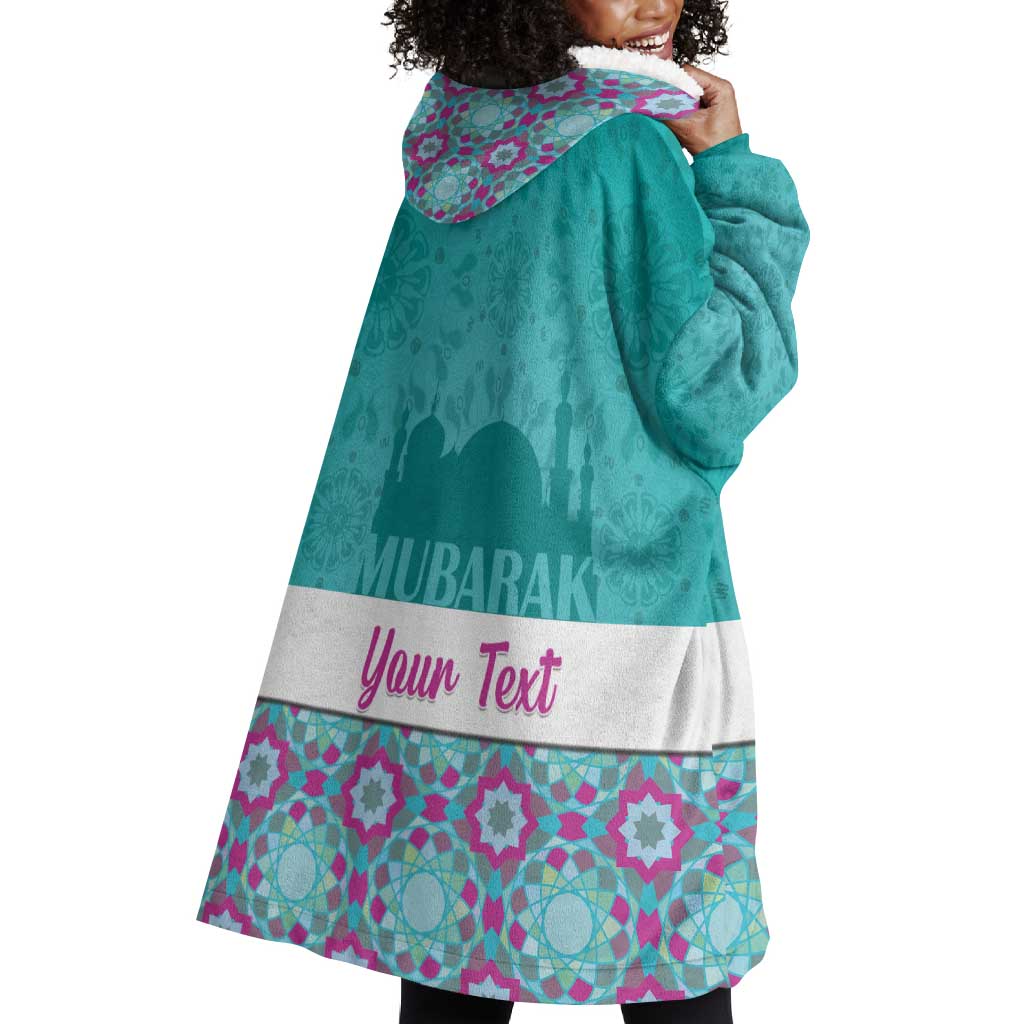 Personalised Eid al-Fitr Wearable Blanket Hoodie Eid Mubarak