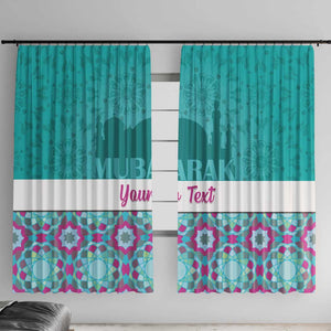 Personalised Eid al-Fitr Window Curtain Eid Mubarak