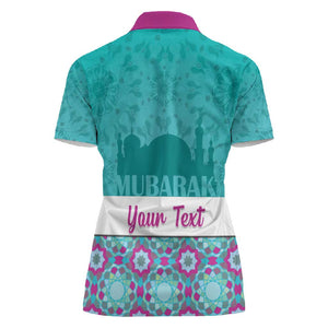 Personalised Eid al-Fitr Women Polo Shirt Eid Mubarak