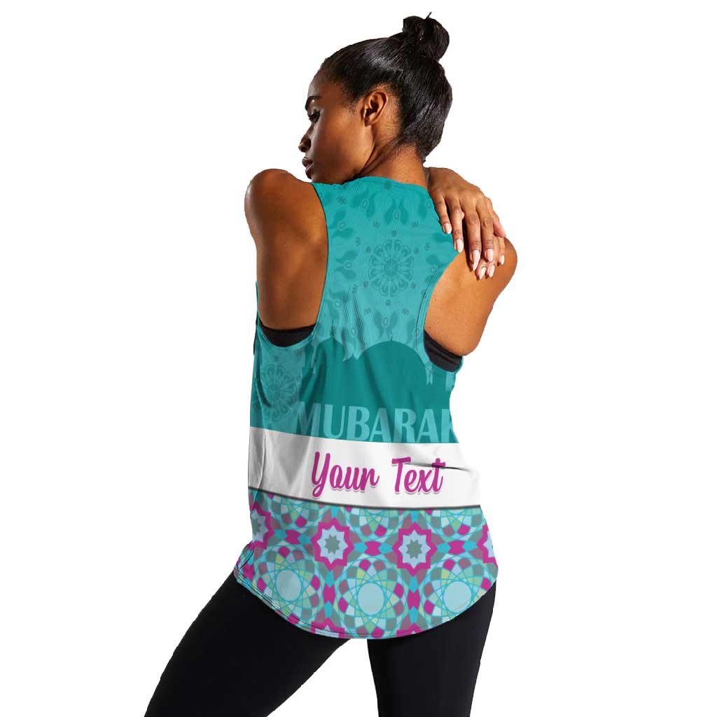 Personalised Eid al-Fitr Women Racerback Tank Eid Mubarak