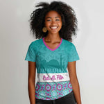 Personalised Eid al-Fitr Women V-Neck T-Shirt Eid Mubarak