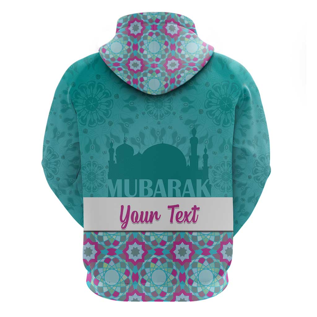 Personalised Eid al-Fitr Zip Hoodie Eid Mubarak